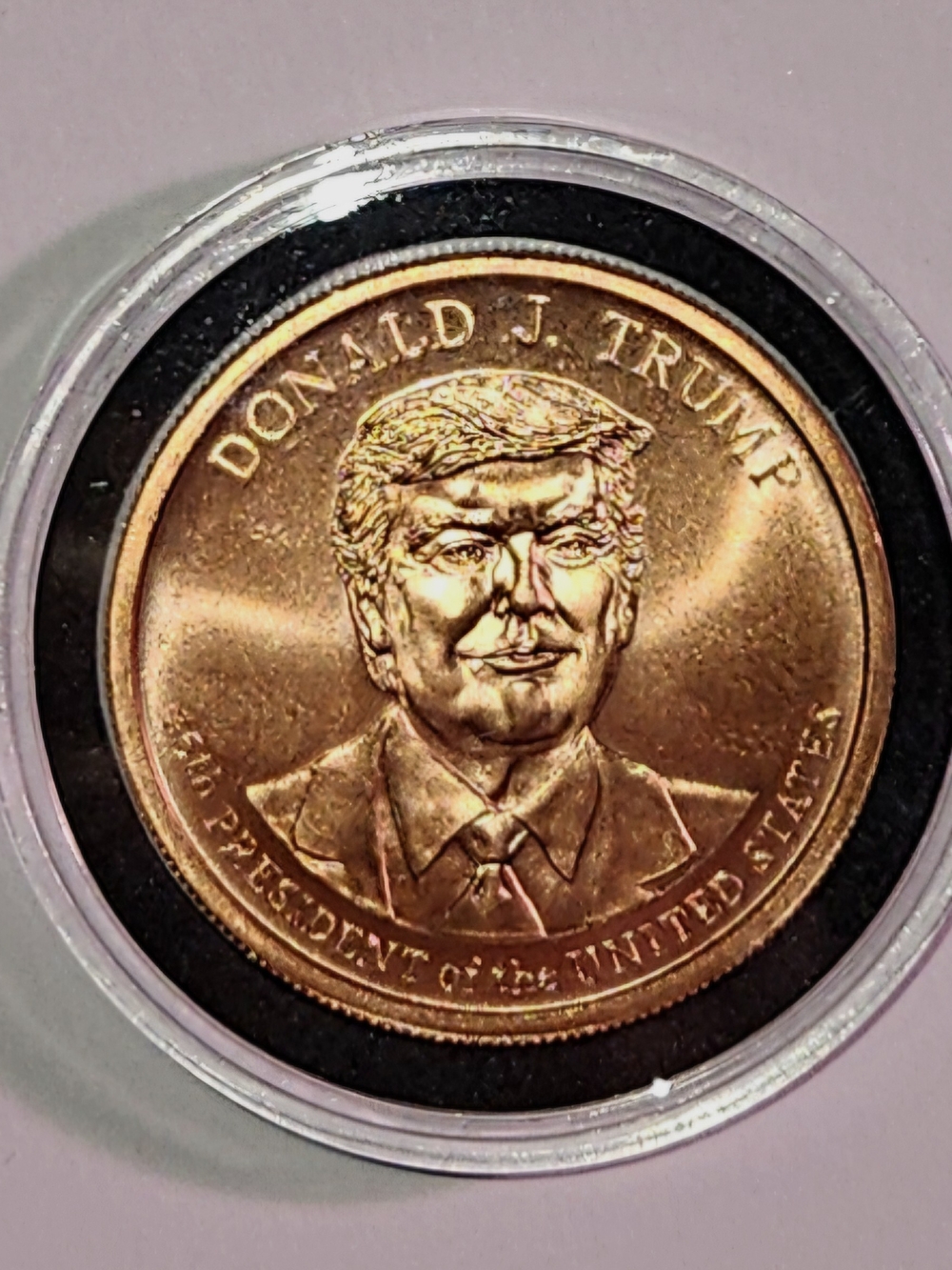 100% Copper Coin Of Donald Trump